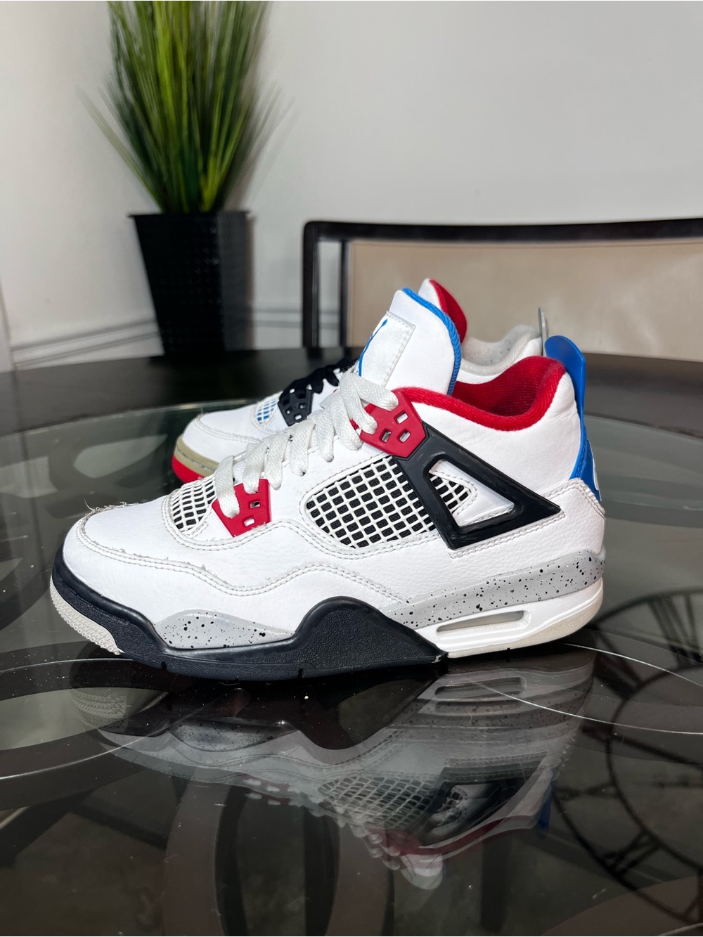 Nike Air Jordan 4 Retro What the Kids Sz 4.5 Y - Picture 2 of 5